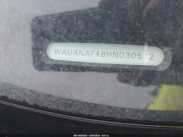 44529228 :رقم المزاد ، WAUANAF48HN030512 vin ، 2017 Audi A4 2.0t Premium مزاد بيع