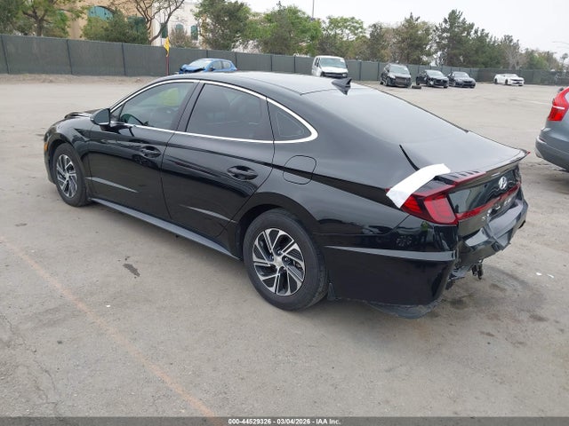 KMHL24JJ1NA037075 Hyundai Sonata Hybrid Blue