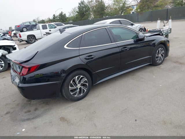 KMHL24JJ1NA037075 Hyundai Sonata Hybrid Blue