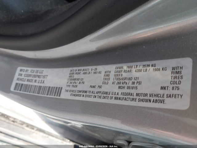 2023 RAM 1500 1C6SRFU9XPN571977 Photo 8