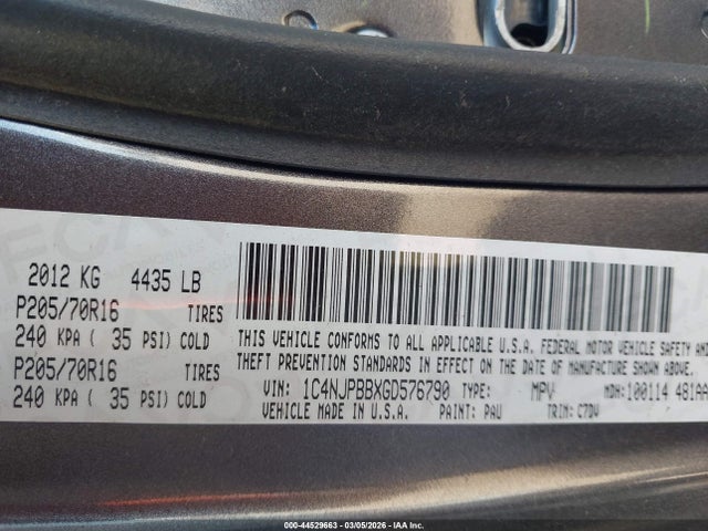 Jeep Patriot Sport 2016 1C4NJPBBXGD576790 Image 9