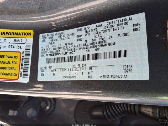 Ford Bronco Badlands 2024 1FMEE9BP0RLB19907 Image 9