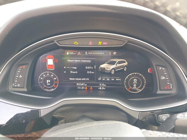 2019 Audi Q7 55 Premium/55 Se Premium მანქანა იყიდება აუქციონზე, vin: WA1LAAF74KD000707, აუქციონის ნომერი: 44529805