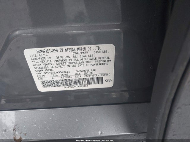 2019 INFINITI Q50 JN1EV7AR4KM593423 Photo 8