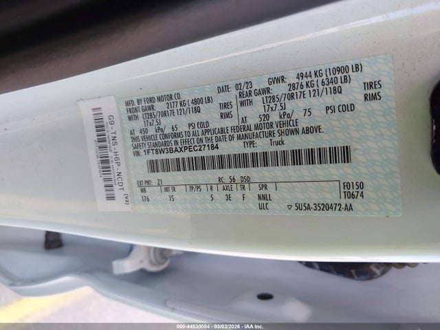 Ford F-350 Xl 2023 1FT8W3BAXPEC27184 Image 9