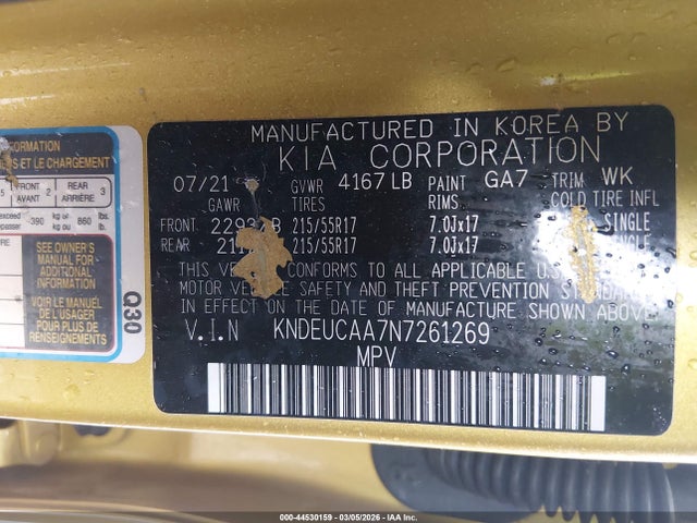 2022 KIA SELTOS KNDEUCAA7N7261269 Photo 8