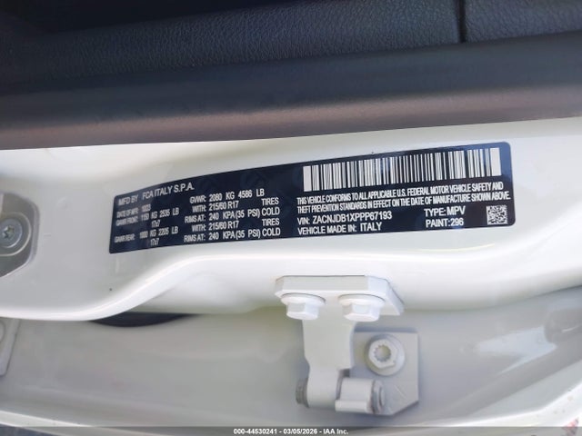 2023 JEEP RENEGADE ZACNJDB1XPPP67193 Photo 8