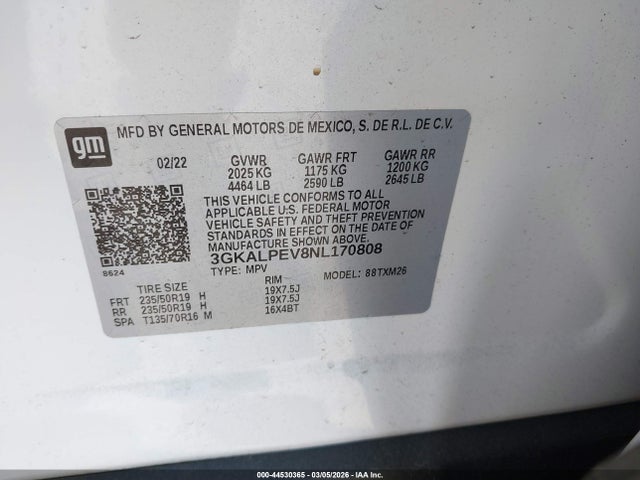 3GKALPEV8NL170808 GMC Terrain Fwd Slt
