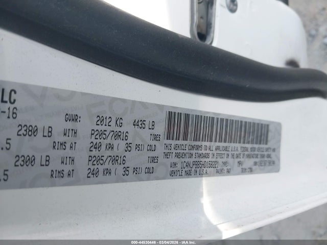 2017 Jeep Patriot Sport Fwd მანქანა იყიდება აუქციონზე, vin: 1C4NJPBB5HD158221, აუქციონის ნომერი: 44530446