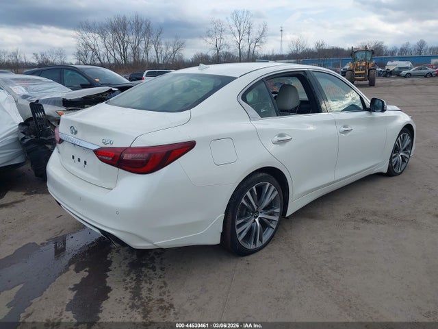 2021 Infiniti Q50 Sensory Awd მანქანა იყიდება აუქციონზე, vin: JN1EV7CR9MM752257, აუქციონის ნომერი: 44530461