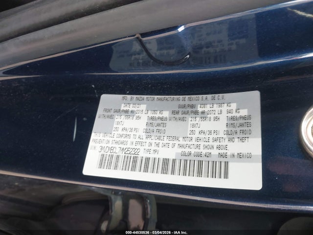 2021 MAZDA CX-30 3MVDMBCL7MM252322 Photo 8
