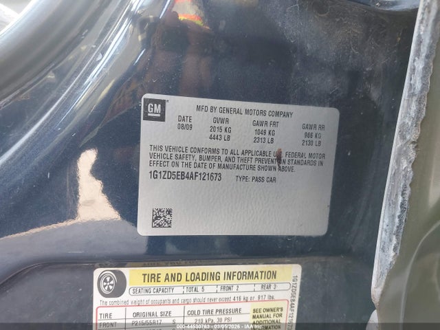 2010 CHEVROLET MALIBU 1G1ZD5EB4AF121673 Photo 8