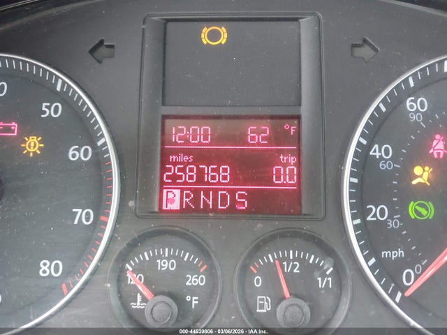 44530806 :رقم المزاد ، 3VWRZ71K08M090312 vin ، 2008 Volkswagen Jetta Se مزاد بيع