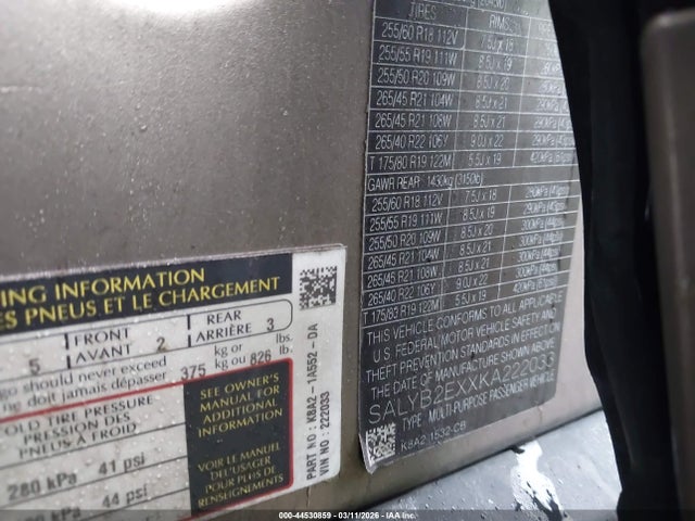 2019 LAND ROVER RANGE ROVER VELAR SALYB2EXXKA222033 Photo 8