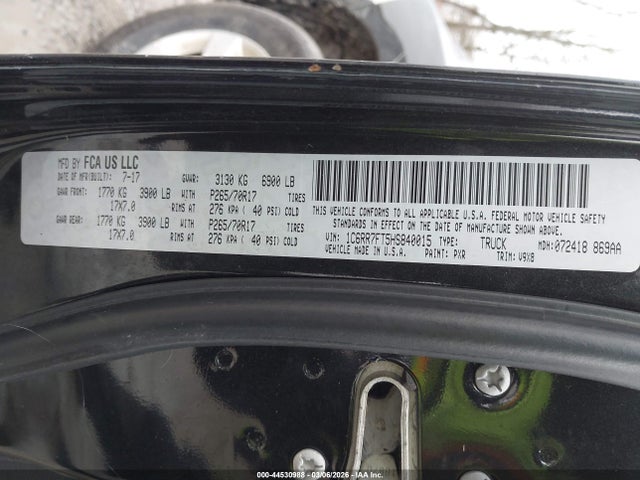 2017 RAM 1500 1C6RR7FT5HS840015 Photo 8