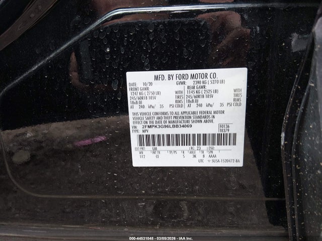 2020 FORD EDGE 2FMPK3G96LBB34069 Photo 8