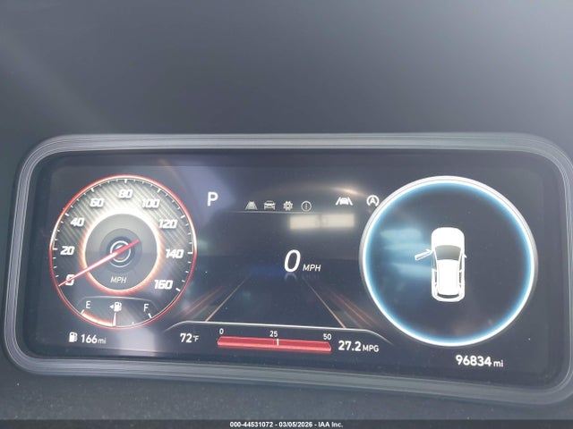 44531072 :رقم المزاد ، KM8K33A33NU919691 vin ، 2022 Hyundai Kona N Line مزاد بيع