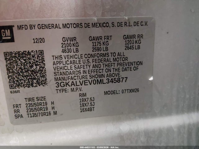 GMC Terrain Awd Slt 2021 3GKALVEV0ML345877 Image 9