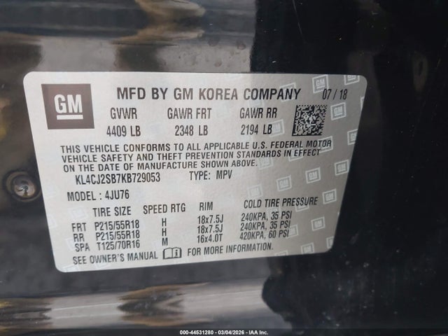 2019 BUICK ENCORE KL4CJ2SB7KB729053 Photo 8