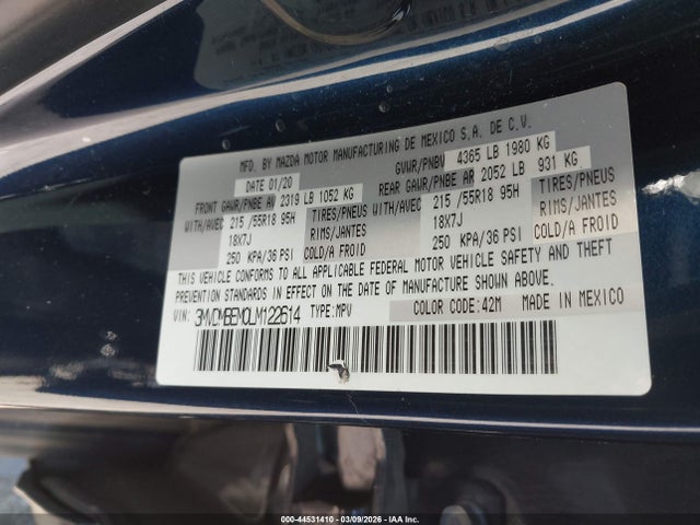 2020 MAZDA CX-30 3MVDMBEM0LM122614 Photo 8