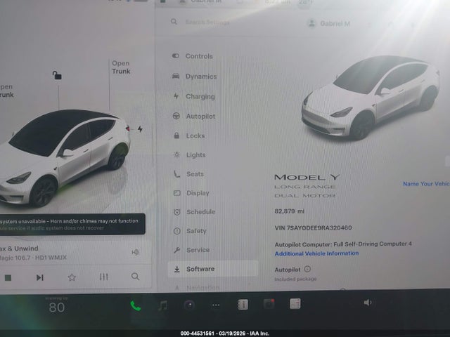 Продажа на аукционе авто 2024 Tesla Model Y Long Range Dual Motor All-wheel Drive, vin: 7SAYGDEE9RA320460, номер лота: 44531561