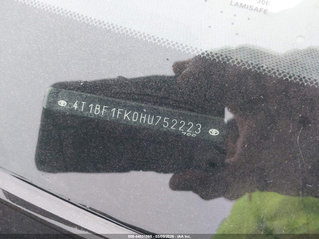 Продаж на аукціоні авто 2017 Toyota Camry Se, vin: 4T1BF1FK0HU752223, номер лоту: 44531565