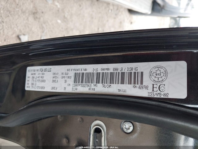 Продаж на аукціоні авто 2016 Ram 1500 Longhorn, vin: 1C6RR7PT5GS273415, номер лоту: 44531771