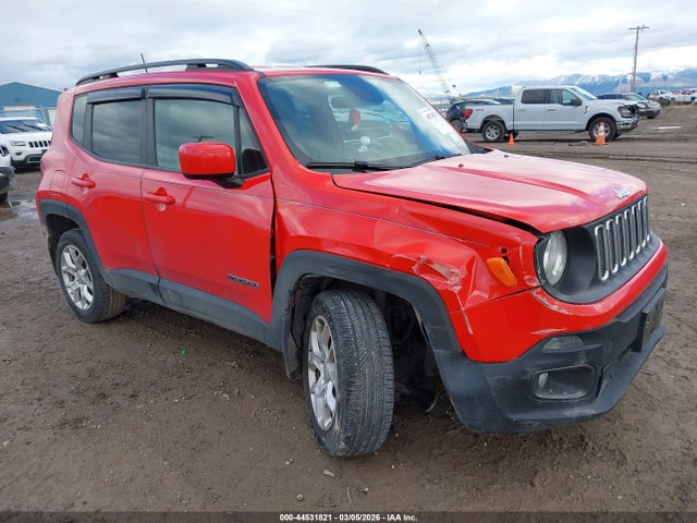 2018 Jeep Renegade Latitude 4x4 მანქანა იყიდება აუქციონზე, vin: ZACCJBBB1JPH69364, აუქციონის ნომერი: 44531821