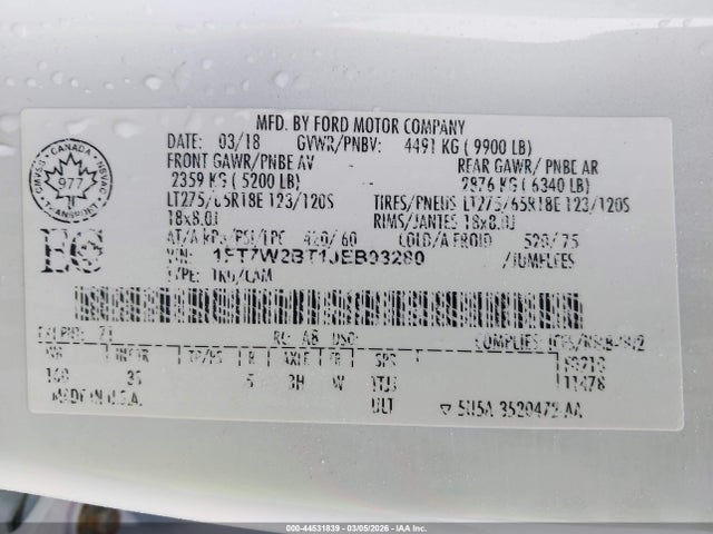 2018 FORD F-250 1FT7W2BT1JEB93280 Photo 8