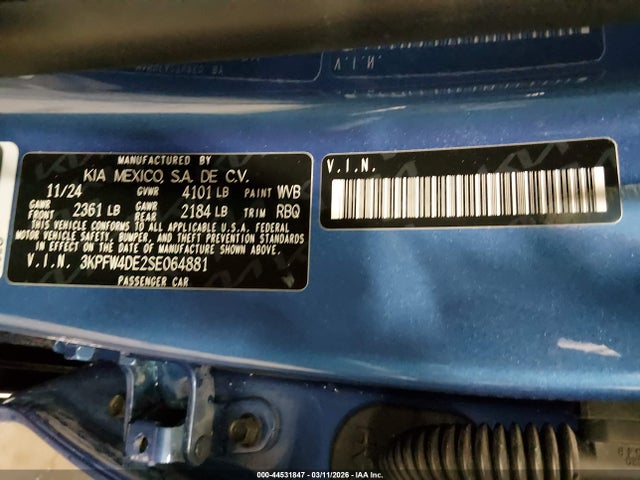 KIA K4 Gt-line 2025 3KPFW4DE2SE064881 Image 9