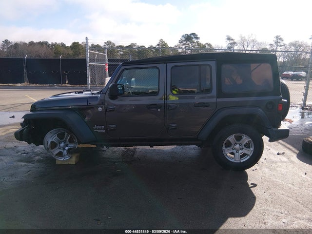 Продажа на аукционе авто 2021 Jeep Wrangler Unlimited Sport S 4x4, vin: 1C4HJXDN7MW514154, номер лота: 44531849