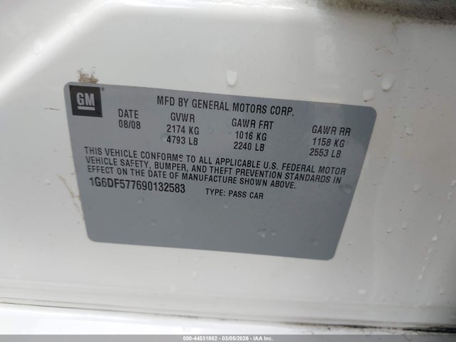 2009 CADILLAC CTS 1G6DF577690132583 Photo 8