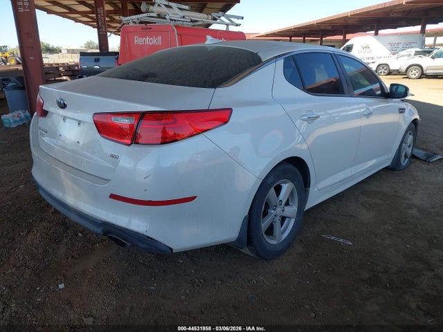 2014 Kia Optima Lx მანქანა იყიდება აუქციონზე, vin: 5XXGM4A78EG317066, აუქციონის ნომერი: 44531958