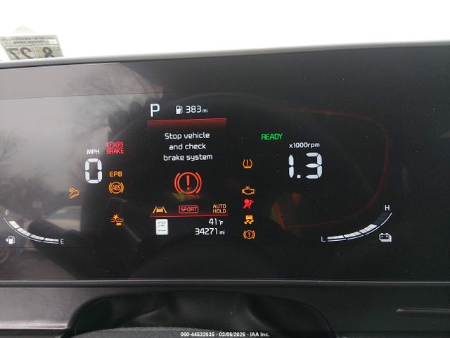 2023 Kia Sportage Hybrid Ex მანქანა იყიდება აუქციონზე, vin: KNDPVCAG6P7023863, აუქციონის ნომერი: 44532035
