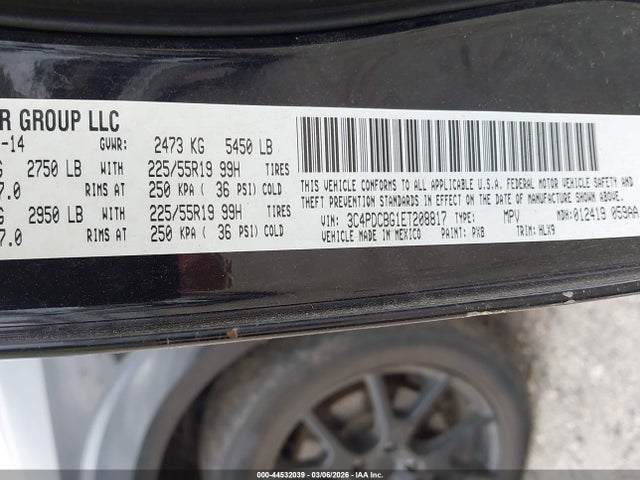 Dodge Journey Sxt 2014 3C4PDCBG1ET208817 Image 9