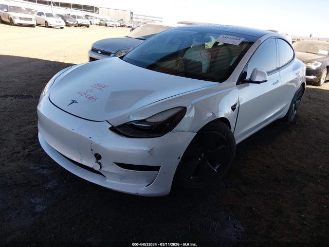 44532084 :رقم المزاد ، 5YJ3E1EB4MF937777 vin ، 2021 Tesla Model 3 Long Range Dual Motor All-wheel Drive مزاد بيع