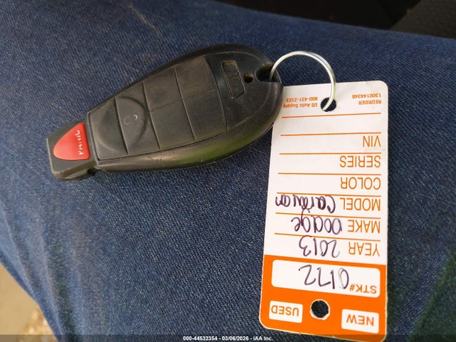 Aukcja sprzedaży 2013 Dodge Grand Caravan Sxt, vin: 2C4RDGCG7DR612298, numer aukcji: 44532354