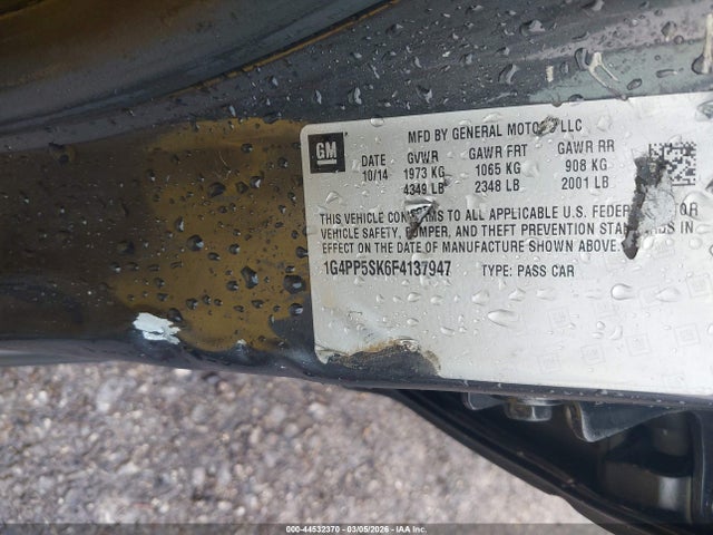 Aukcja sprzedaży 2015 Buick Verano, vin: 1G4PP5SK6F4137947, numer aukcji: 44532370