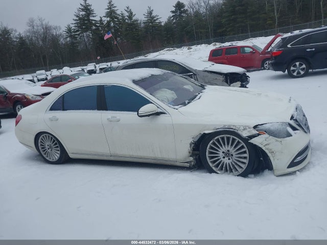 Aukcja sprzedaży 2019 Mercedes-benz S 560 4matic, vin: WDDUG8GB1KA496822, numer aukcji: 44532472