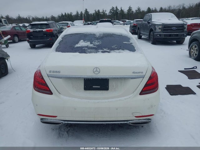 Aukcja sprzedaży 2019 Mercedes-benz S 560 4matic, vin: WDDUG8GB1KA496822, numer aukcji: 44532472