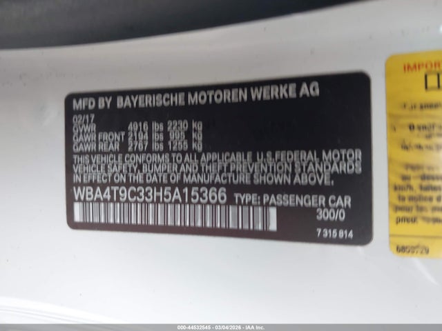 2017 BMW 440I WBA4T9C33H5A15366 Photo 8