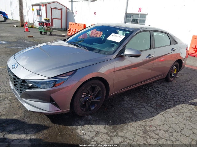 44532792 :رقم المزاد ، KMHLM4AJXNU024091 vin ، 2022 Hyundai Elantra Hybrid Blue مزاد بيع
