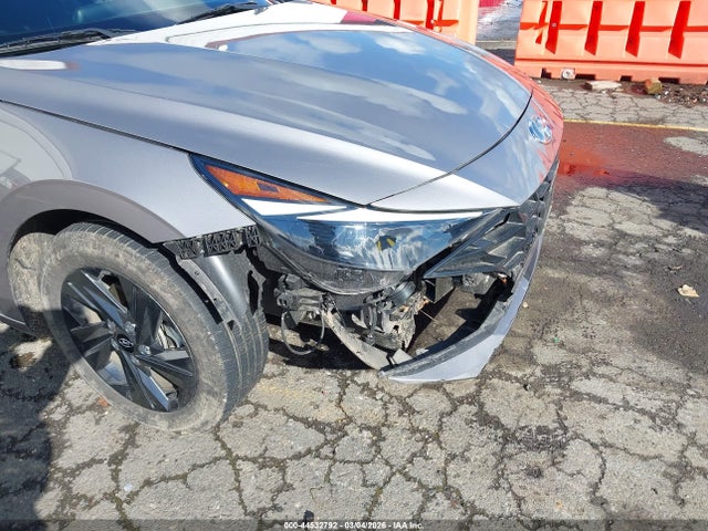 44532792 :رقم المزاد ، KMHLM4AJXNU024091 vin ، 2022 Hyundai Elantra Hybrid Blue مزاد بيع