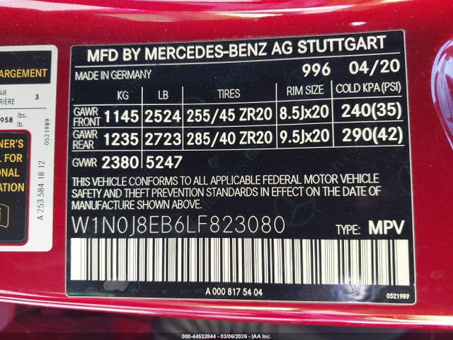 2020 MERCEDES-BENZ GLC 300 COUPE W1N0J8EB6LF823080 Photo 8