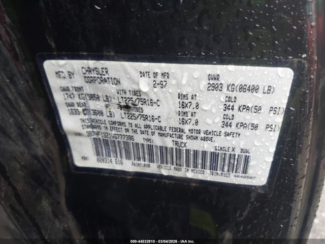 1997 DODGE RAM 1500 3B7HF13Z1VG777386 Photo 8