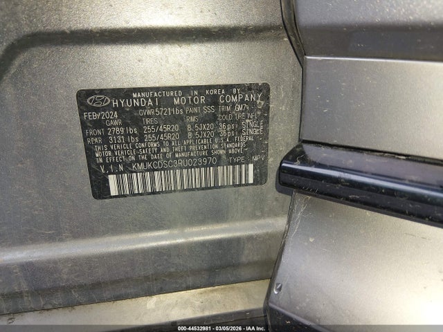 44532981 :رقم المزاد ، KMUKCDSC3RU023970 vin ، 2024 Genesis Gv60 Advanced Awd مزاد بيع