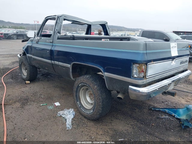 1985 Chevrolet K10 მანქანა იყიდება აუქციონზე, vin: 1GCEK14H7FF404876, აუქციონის ნომერი: 44533059