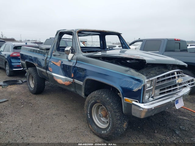 1985 Chevrolet K10 მანქანა იყიდება აუქციონზე, vin: 1GCEK14H7FF404876, აუქციონის ნომერი: 44533059