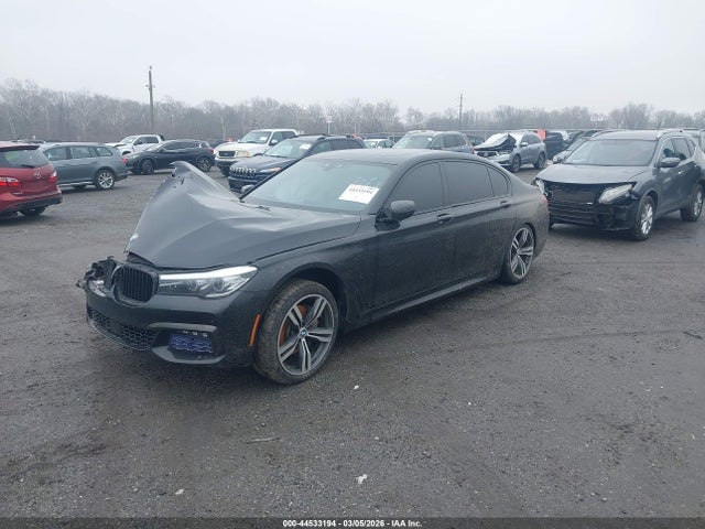 44533194 :رقم المزاد ، WBA7E2C54JG741518 vin ، 2018 Bmw 740i مزاد بيع