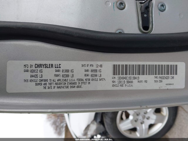Продажа на аукционе авто 2009 Dodge Caliber Sxt, vin: 1B3HB48C19D198419, номер лота: 44533204